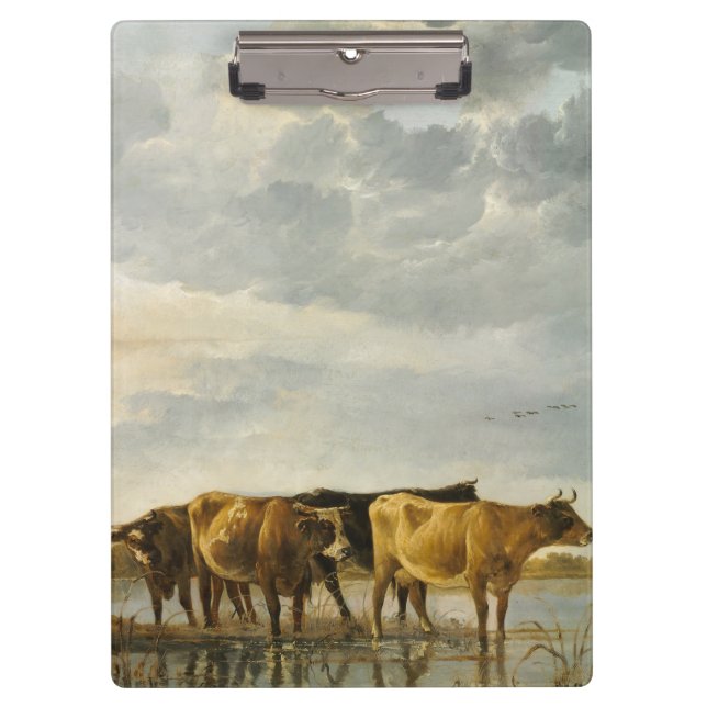 Cows in a River Aelbert Cuyp    Clipboard (Front)