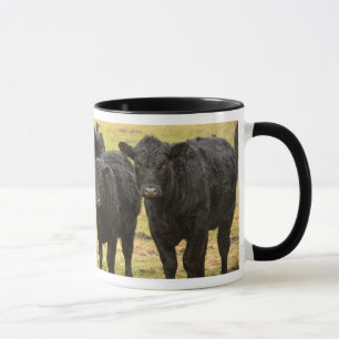 Cows in the rain mug