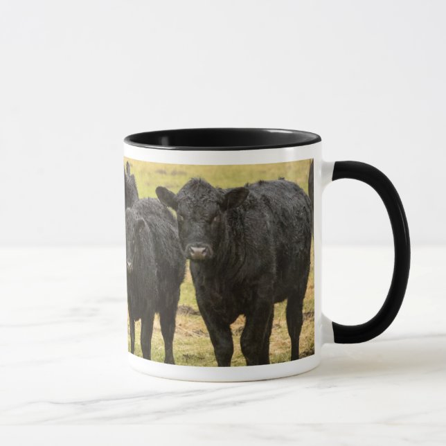 Cows in the rain mug (Right)