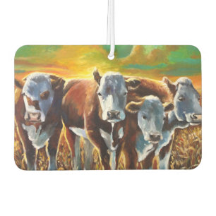 Cows in the Sunset Air Freshener