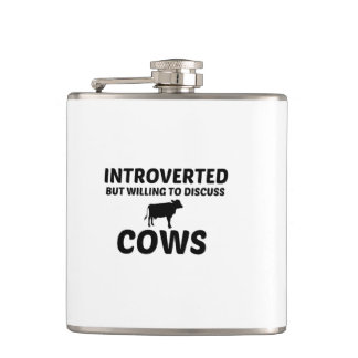 COWS INTROVERTED BUT WILLING TO DISCUSS HIP FLASK