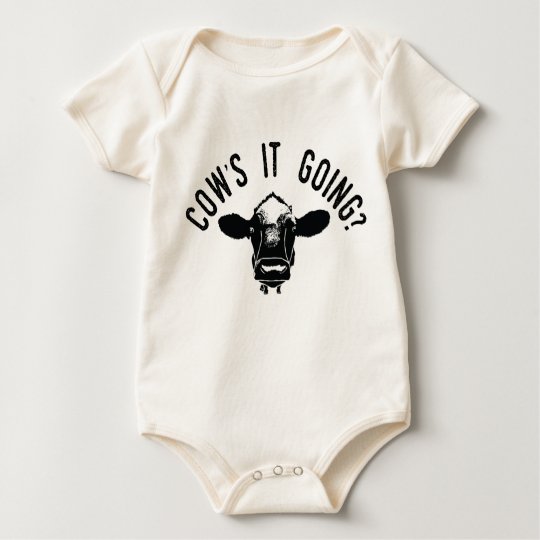 Cow's It Going Baby Bodysuit