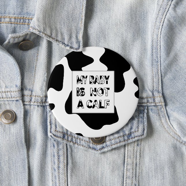 Cow's Milk 4 Inch Round Button (In Situ)