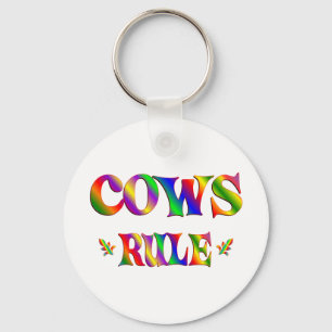 COWS RULE KEYCHAIN