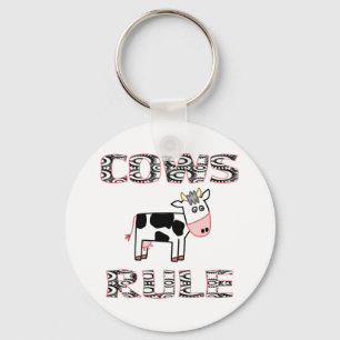 COWS RULE KEYCHAIN