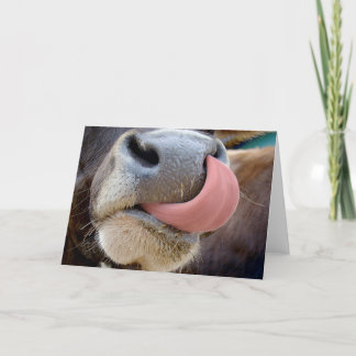 Cows Tongue Card