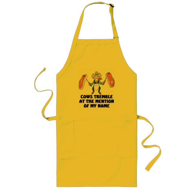 Cows Tremble Long Apron (Front)