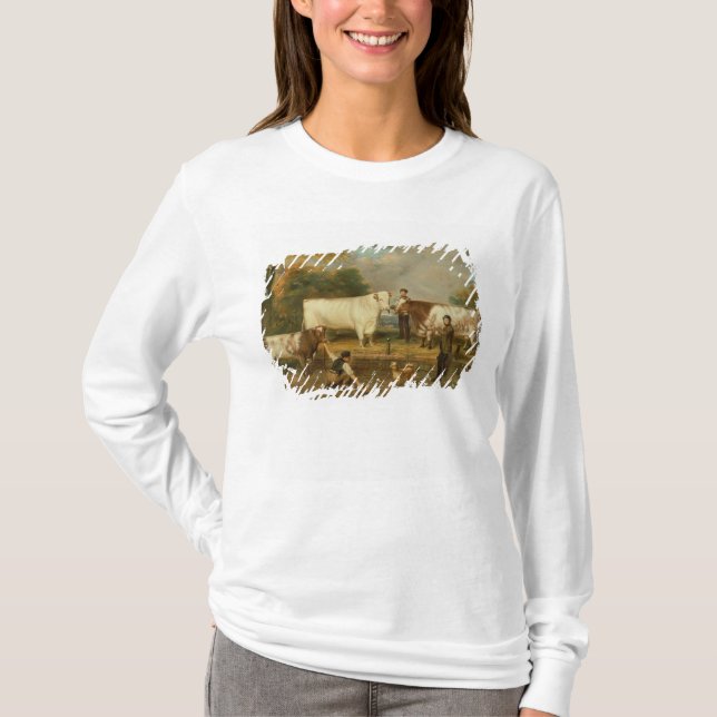 Cows with a herdsman T-Shirt (Front)