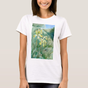 Cowslips Primula veris T-shirt