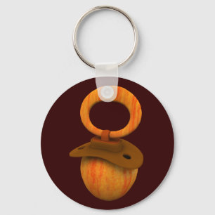 Cox Apple Pacifier Keychain