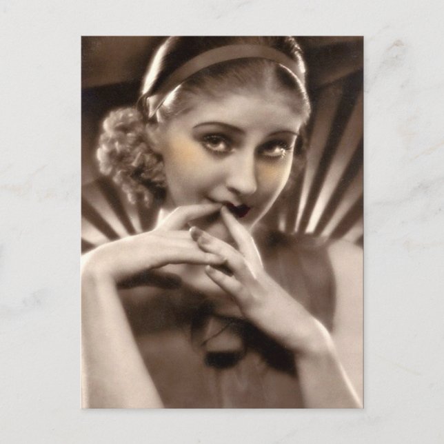 Coy Beauty Postcard (Front)