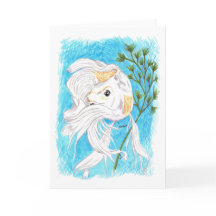 Coy/Koi blank card