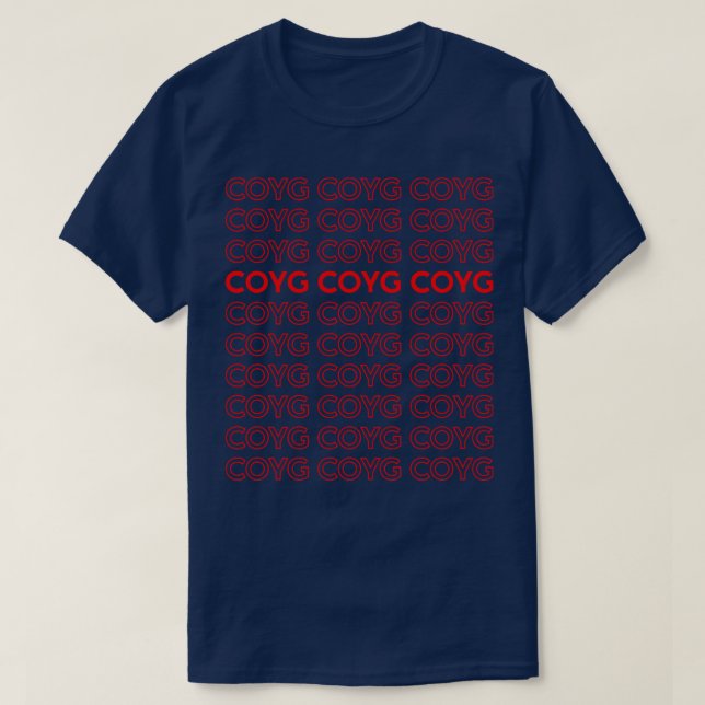 COYG COYG COYG T-Shirt (Design Front)