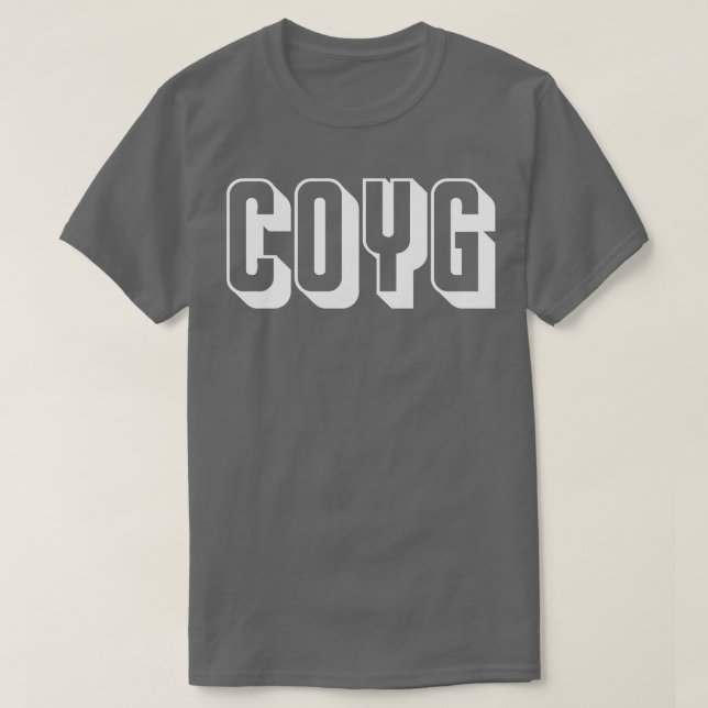 COYG White T-Shirt (Design Front)