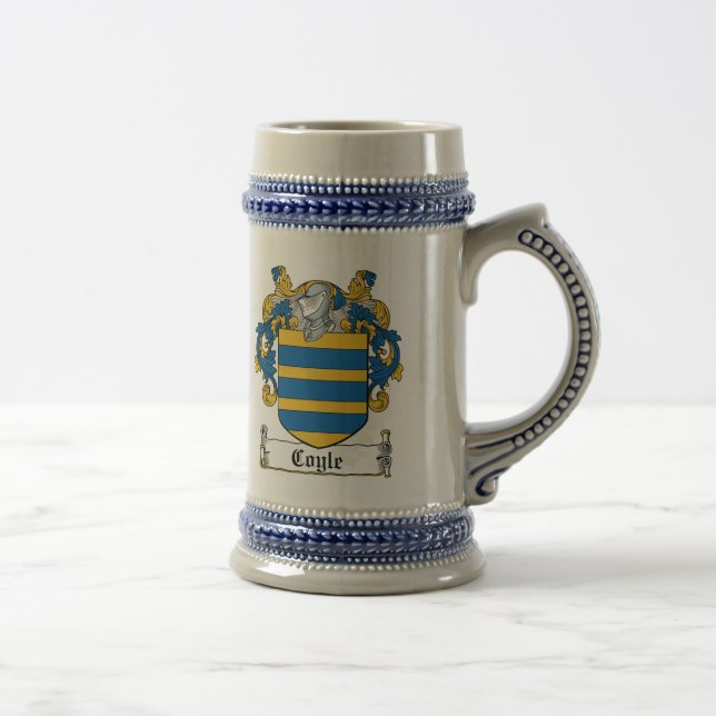 Coyle Family Crest Beer Stein (Right)