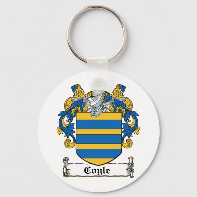 Coyle Family Crest Keychain (Front)