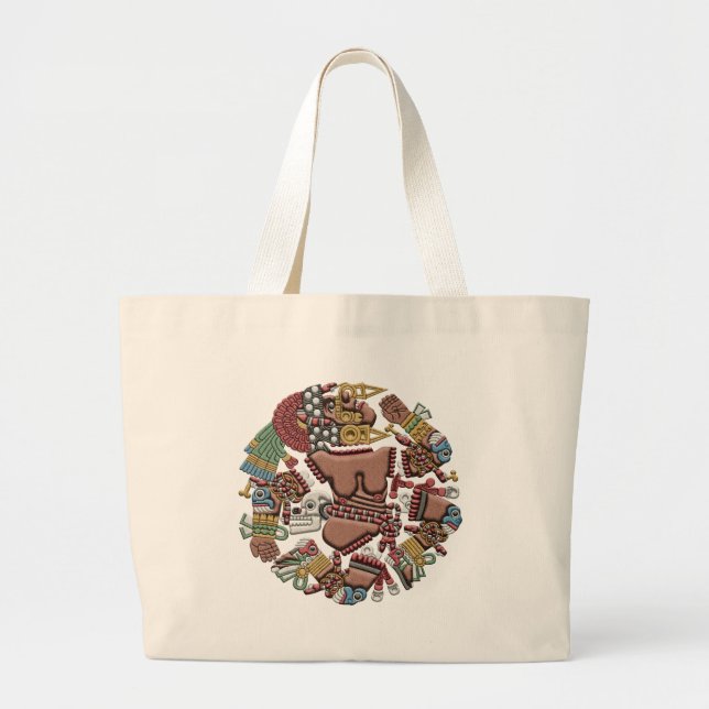 Coyolxauhqui Large Tote Bag (Front)