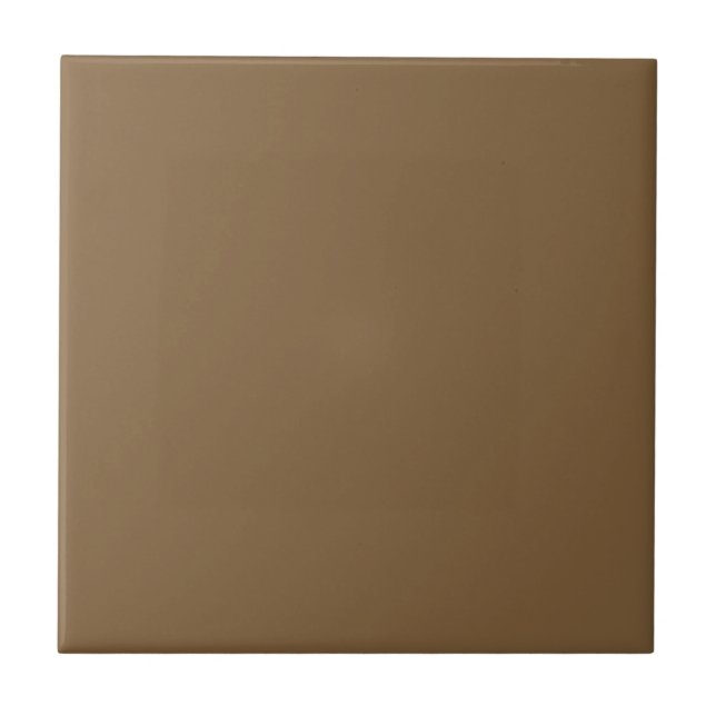 Coyote Brown Solid Color Tile (Front)