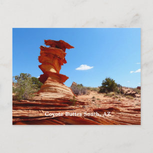 Coyote Buttes South, AZ Arizona, Rock Formations Postcard