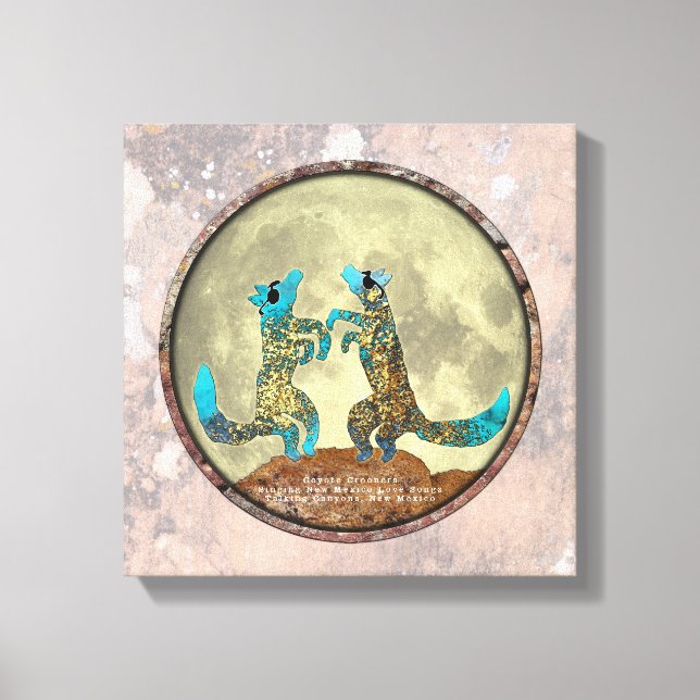 Coyote Crooners Canvas Print (Front)