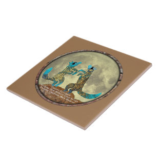 Coyote Crooners Ceramic Tile