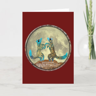 Coyote Crooners Singing New Mexico Love Songs Card