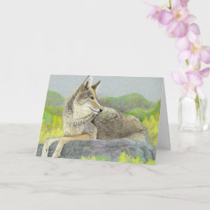 Coyote Father's Day Card