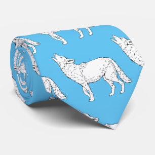 Coyote Howling Thunder_Cove Tie