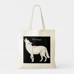 Coyote Howling Thunder_Cove Tote Bag