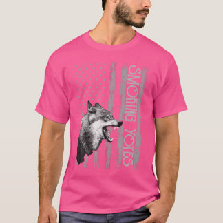 Coyote Hunting Usa Apparel American Flag Hunter Us T-Shirt