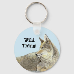 Coyote Keychain