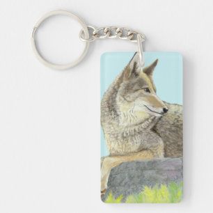 Coyote Keychain