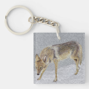 Coyote Keychain
