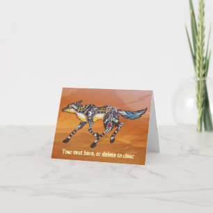 Coyote la carte de voeux de filou