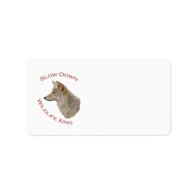 coyote label (Front)