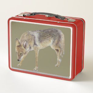 Coyote Metal Lunch Box
