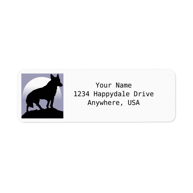 Coyote Moon Return Address Labels (Front)