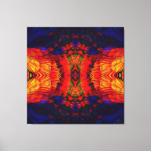 Coyote Peyote Mandala Canvas Print