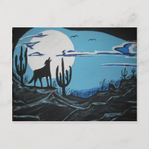 Coyote Postcard