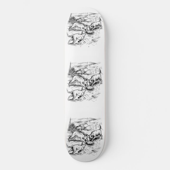 Coyote Pups Skateboard (Front)