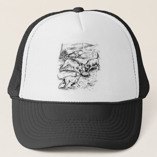 Coyote Pups Trucker Hat (Front)