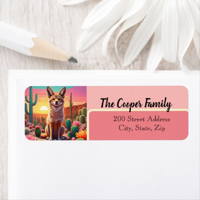 Coyote Return Address Label (Insitu)