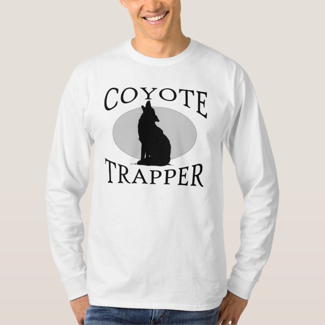 Coyote Trapper Long Sleeve T-Shirt (Front)