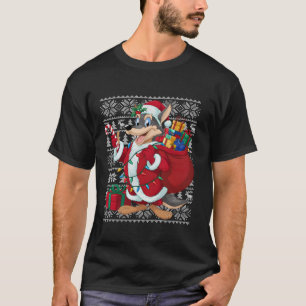 Coyote Xmas Sweater Style Ugly Santa Coyote Christ