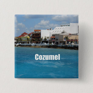 Cozumel 2 Inch Square Button