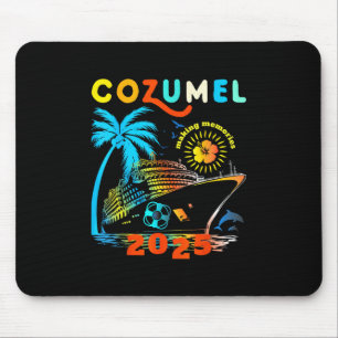 Cozumel Cruise 2025 Cruising Mexico Cozumel Family Mouse Pad