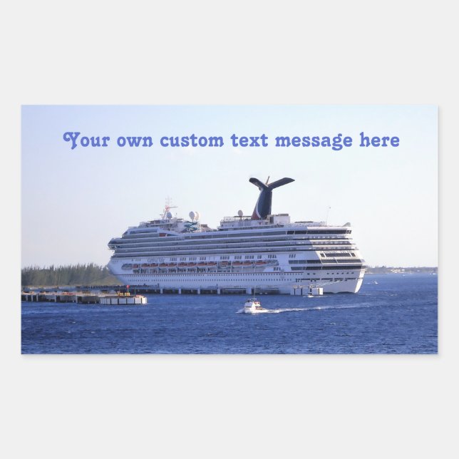 Cozumel Cruise Ship Visit Custom Sticker (Front)