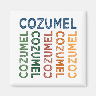 Cozumel Cute Colourful Magnet