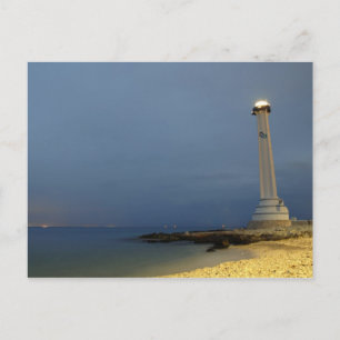 Cozumel lighthouse postcard