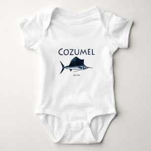 Cozumel Sailfish Baby Bodysuit